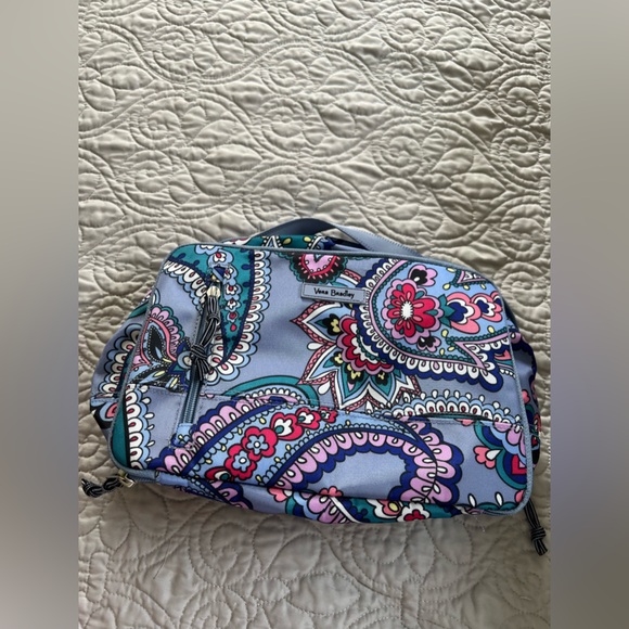 Vera Bradley Blush and Brush Makeup Bag - Picture 1 of 4